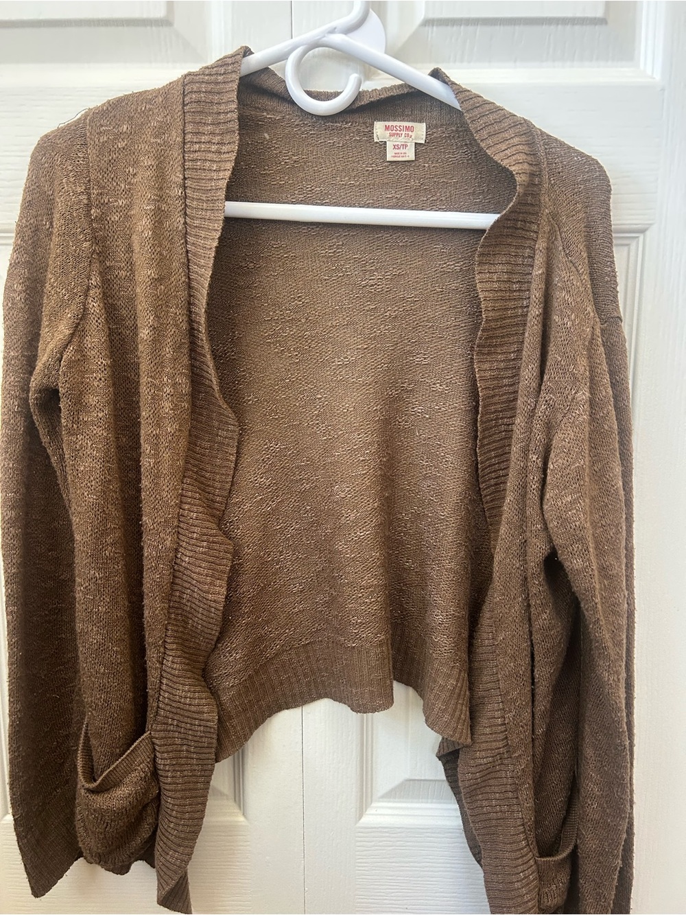 Mossimo Supply Co. Tan Open-Front Women's Cardigan
